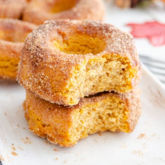 Keto Pumpkin Spice Donuts - Recipe photo by YummyForAdam