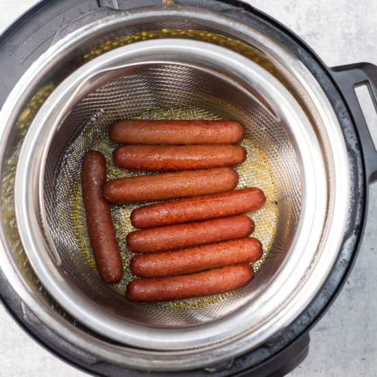 Instant Pot Hot Dogs - Recipe photo by lowcarbafrica