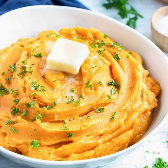 Mashed Sweet Potatoes - Recipe photo by EvolvingTable