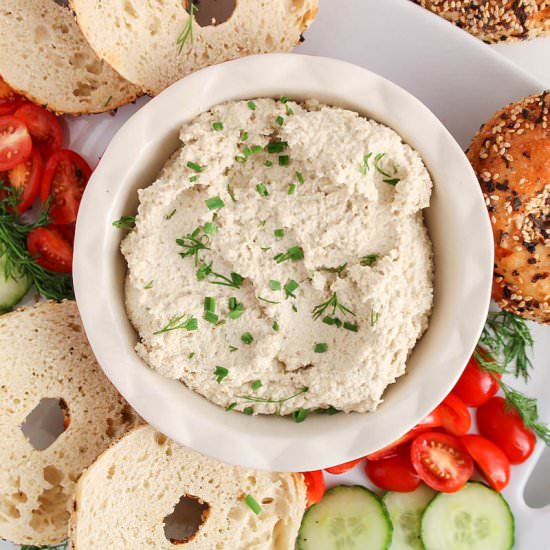 Sunflower Seed Cream Cheese - Recipe photo by plantbasedjess