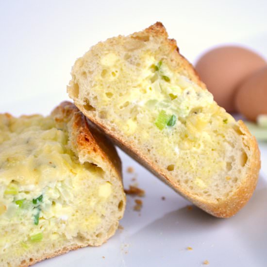 Baked Egg Baguettes - Recipe photo by Jennyblogs