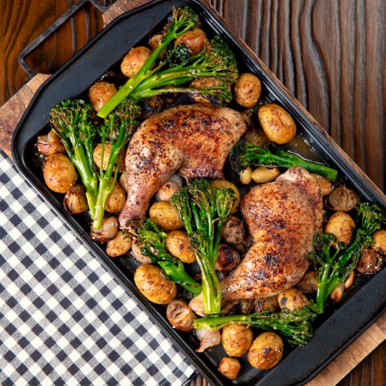 Preserved Lemon Chicken Tray Bake - Recipe photo by Brian Jones