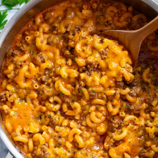 Beefaroni - Recipe photo by TheCozyCook