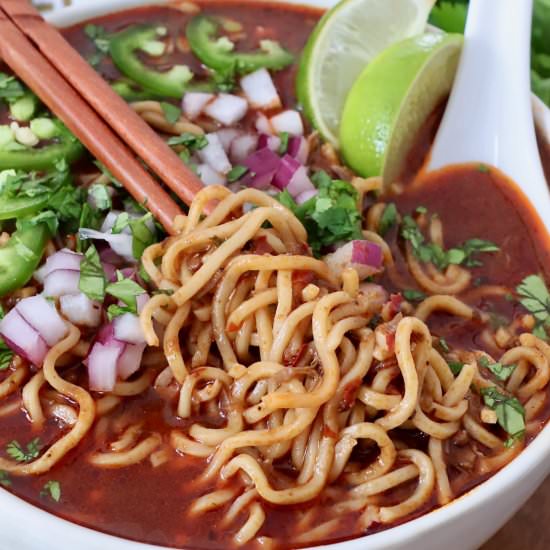Birria Ramen - Recipe photo by Whitney Bond