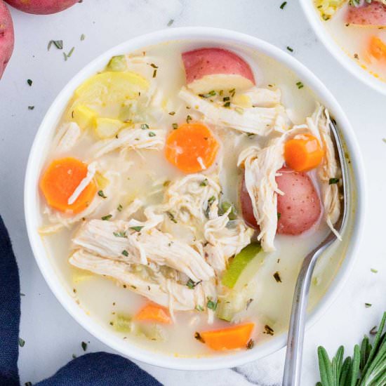 Best Chicken Vegetable Soup - Recipe photo by EvolvingTable
