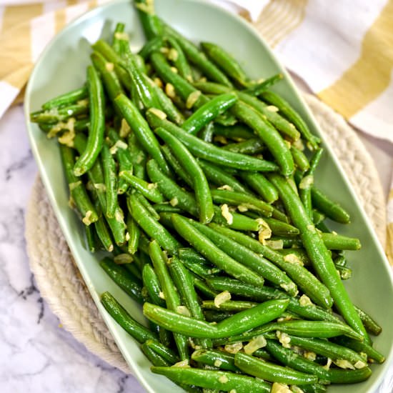 Sauteed Green Beans - Recipe photo by lowcarbspark