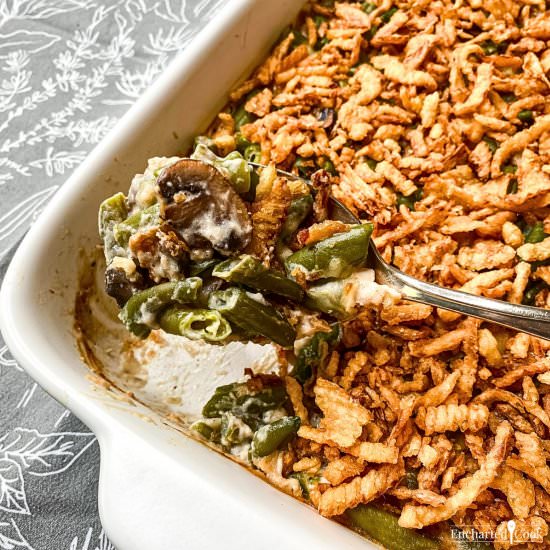 Classic Green Bean Casserole - Recipe photo by Encharted Cook