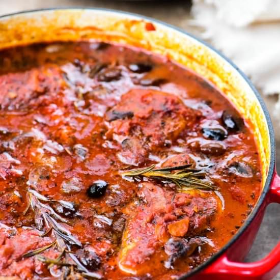 Classic Chicken Cacciatore - Recipe photo by dudethatcookz