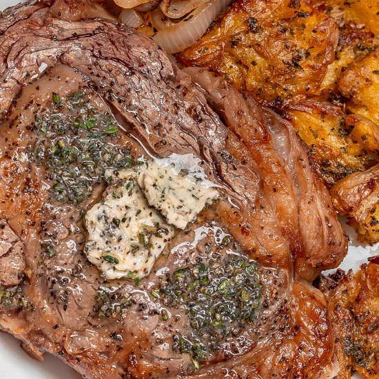 Air Fryer Ribeye Steak Recipe - Recipe photo by KeyToMyLime
