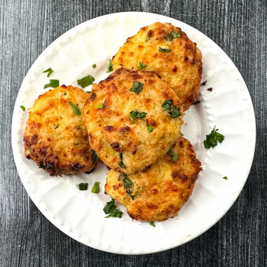 Keto Air Fryer Chicken Patties - Recipe photo by MyLifeCookbook