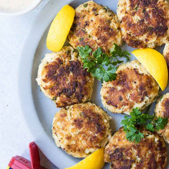 Maryland Crab Cakes - Recipe photo by Chef Molly