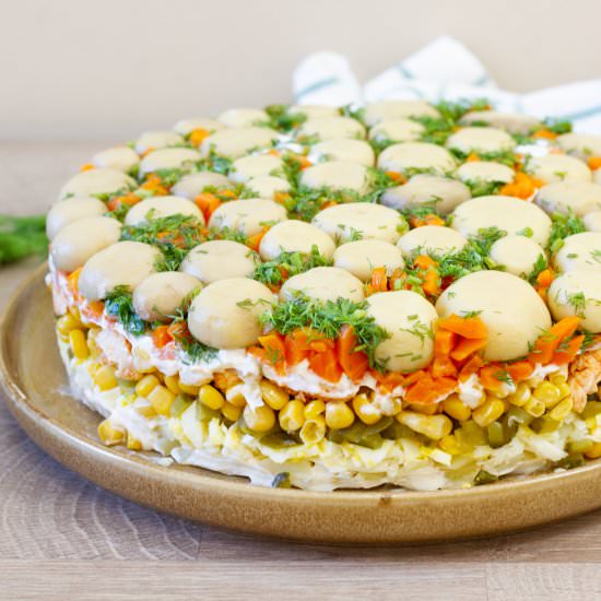 Forest glade salad - Recipe photo by mecooks.com