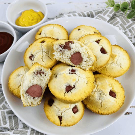 Mini Corn Dog Muffins - Recipe photo by oursunnylives