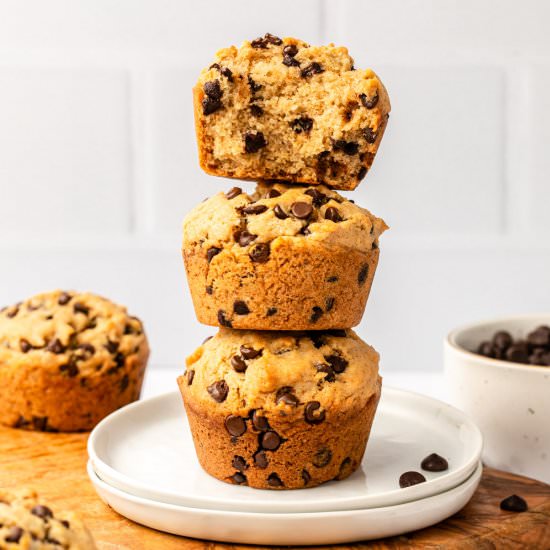 Vegan Chocolate Chip Muffins - Recipe photo by from my bowl