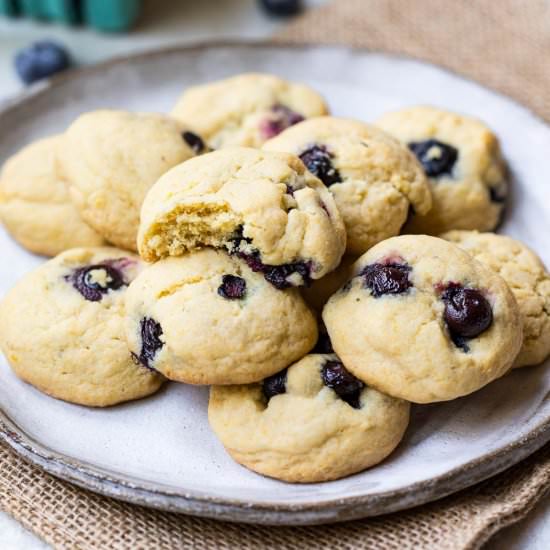 Lemon Blueberry Cookies - Recipe photo by Chef Molly