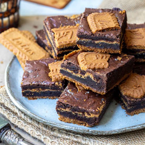 Biscoff Brownies - Recipe photo by Chef Molly