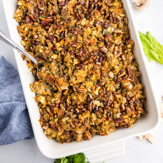 Stuffing With Italian Sausage - Recipe photo by OnMyKidsPlate