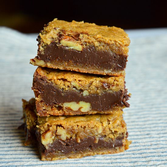 Brownies vs. Blondies - Recipe photo by thisishowicook