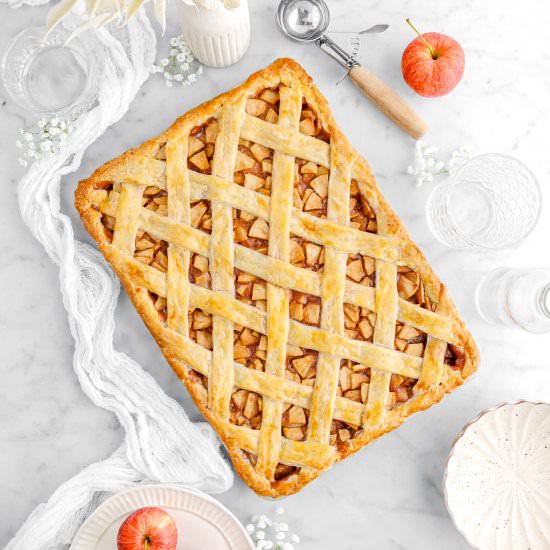 Apple Slab Pie - Recipe photo by bakerstable