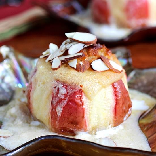Baked frangipane apples - Recipe photo by Food Gal