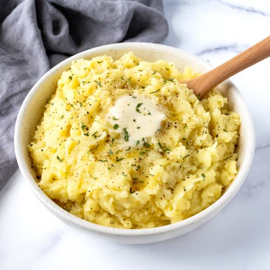 Almond Milk Mashed Potatoes - Recipe photo by freshapron