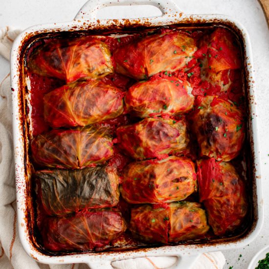 Stuffed Cabbage Rolls - Recipe photo by theforkedspoon