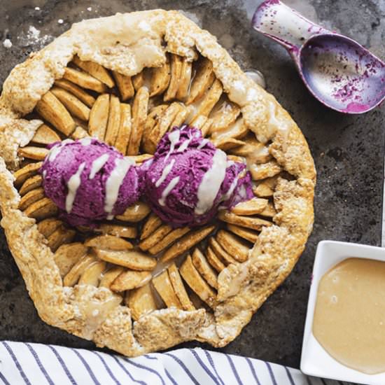 Apple Tart with Cardamom Crust - Recipe photo by LoveandHarvest