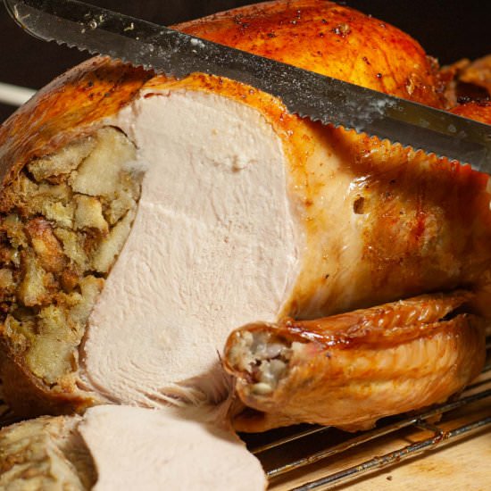 Roast Turkey and Stuffing - Recipe photo by artandthekitchen