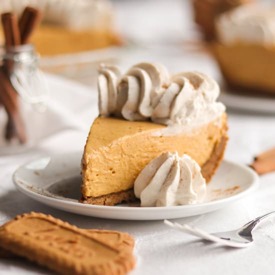 Biscoff Pumpkin Pie - Recipe photo by A baJillian Recipes
