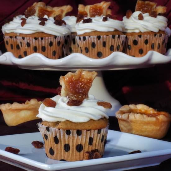 Butter Tart Cupcakes - Recipe photo by Food Meanderings