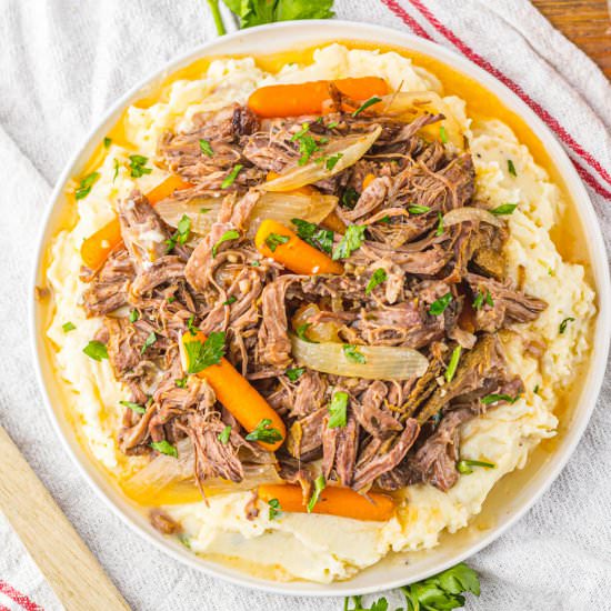 Easy Crock Pot Chuck Roast - Recipe photo by dishnthekitchen