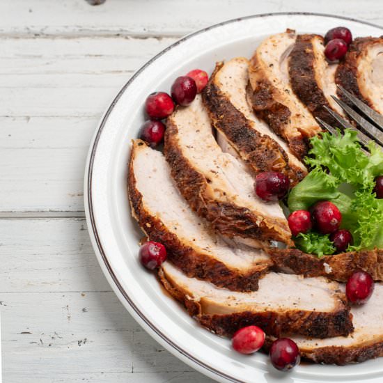 Cajun Fried Turkey Breast - Recipe photo by biscuitsandburlap