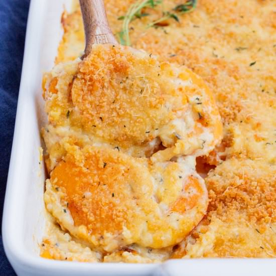 Sweet Potatoes au Gratin - Recipe photo by EvolvingTable