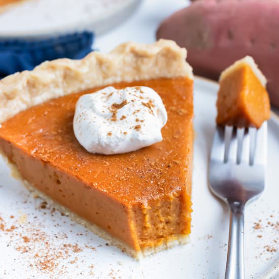 Homemade Sweet Potato Pie Recipe - Recipe photo by EvolvingTable