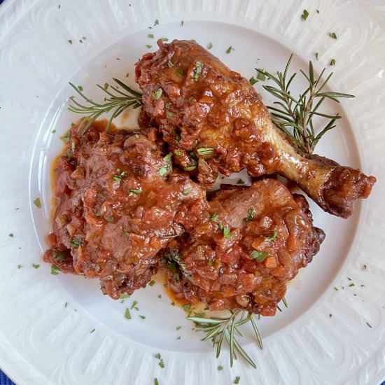 chicken cacciatore - Recipe photo by christinascucina