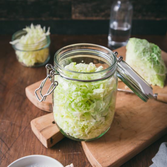 Homemade Sauerkraut Recipe - Recipe photo by zesttangerine