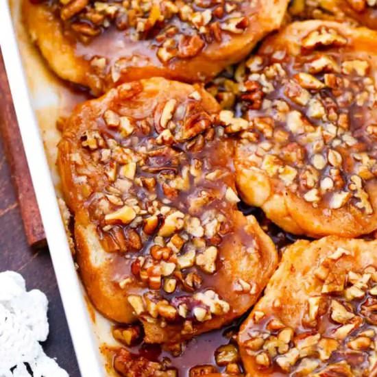 Pecan Pie French Toast Casserole - Recipe photo by 30minutesmeals