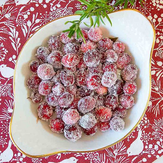 Easy Sugared Cranberries - Recipe photo by iwilkerson