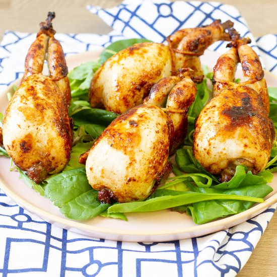 Baked quail - Recipe photo by mecooks.com