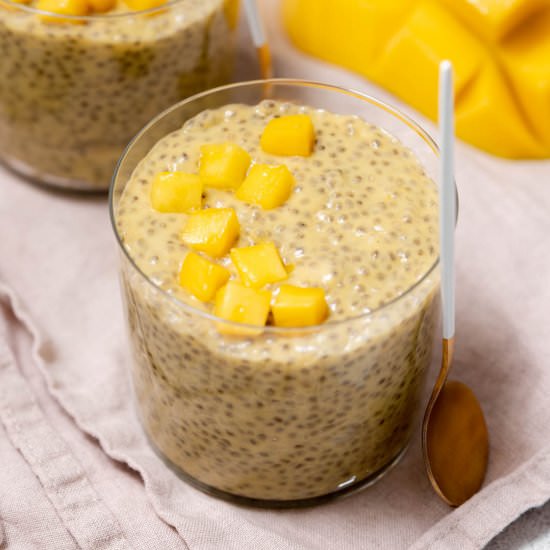 MANGO CHIA PUDDING - Recipe photo by healthyfitnessmeals