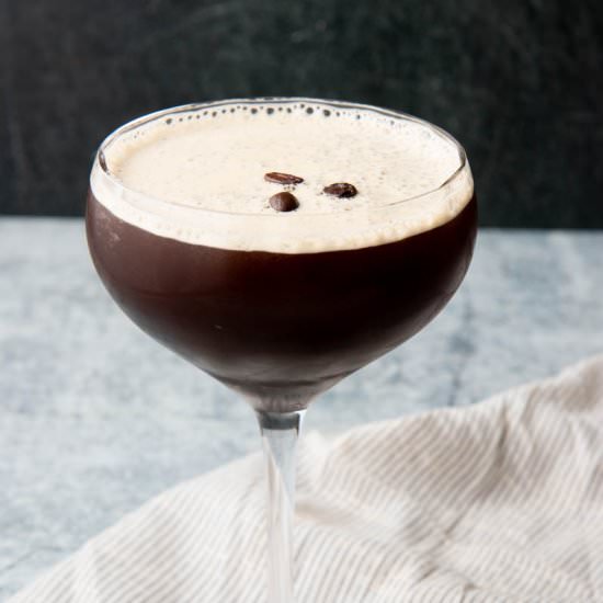 Classic Espresso Martini Recipe - Recipe photo by wholefully