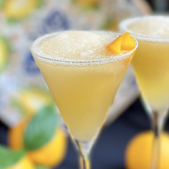 sgroppino (frozen lemon drink) - Recipe photo by christinascucina