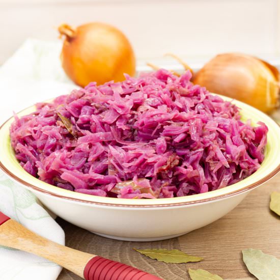 Stewed red cabbage - Recipe photo by mecooks.com