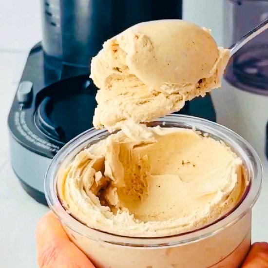 Keto Protein Cinnamon Ice Cream - Recipe photo by MyLifeCookbook