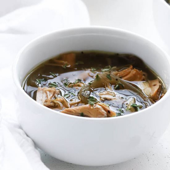 Leftover Turkey Soup - Recipe photo by Spiritedmorgan