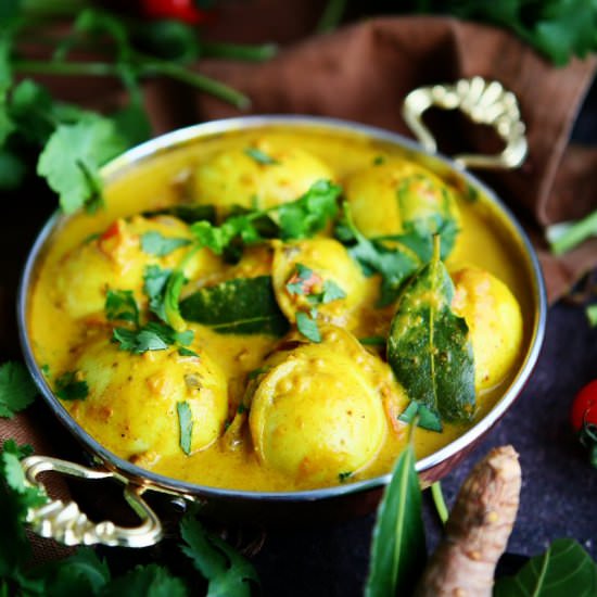 Golden Egg Curry - Recipe photo by angiesrecipes