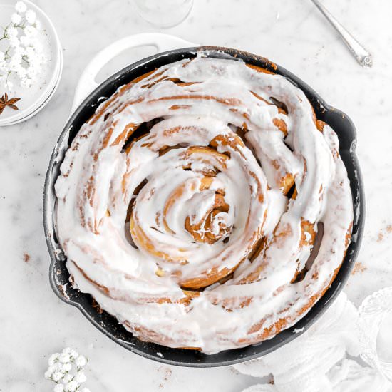 Giant Cinnamon Roll - Recipe photo by bakerstable