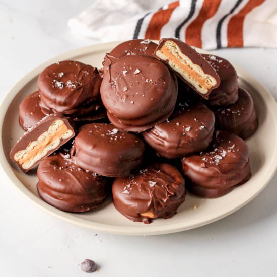 Chocolate Peanut Butter Ritz Cookie - Recipe photo by My Life After Dairy