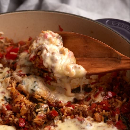 Hamburger Rice Casserole - Recipe photo by Barbara Curry