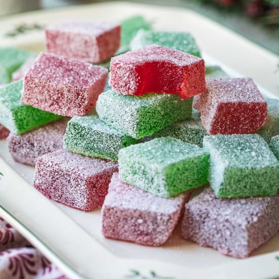 Christmas Gumdrops - Recipe photo by Chef Molly
